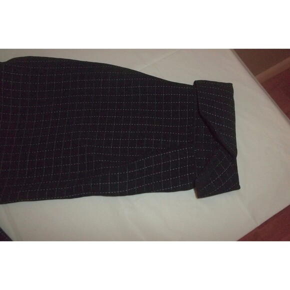 Chico's Design 1 (S-M) Black/White Check Button-Down Shirt,3/4 sleeve. - Picture 6 of 6